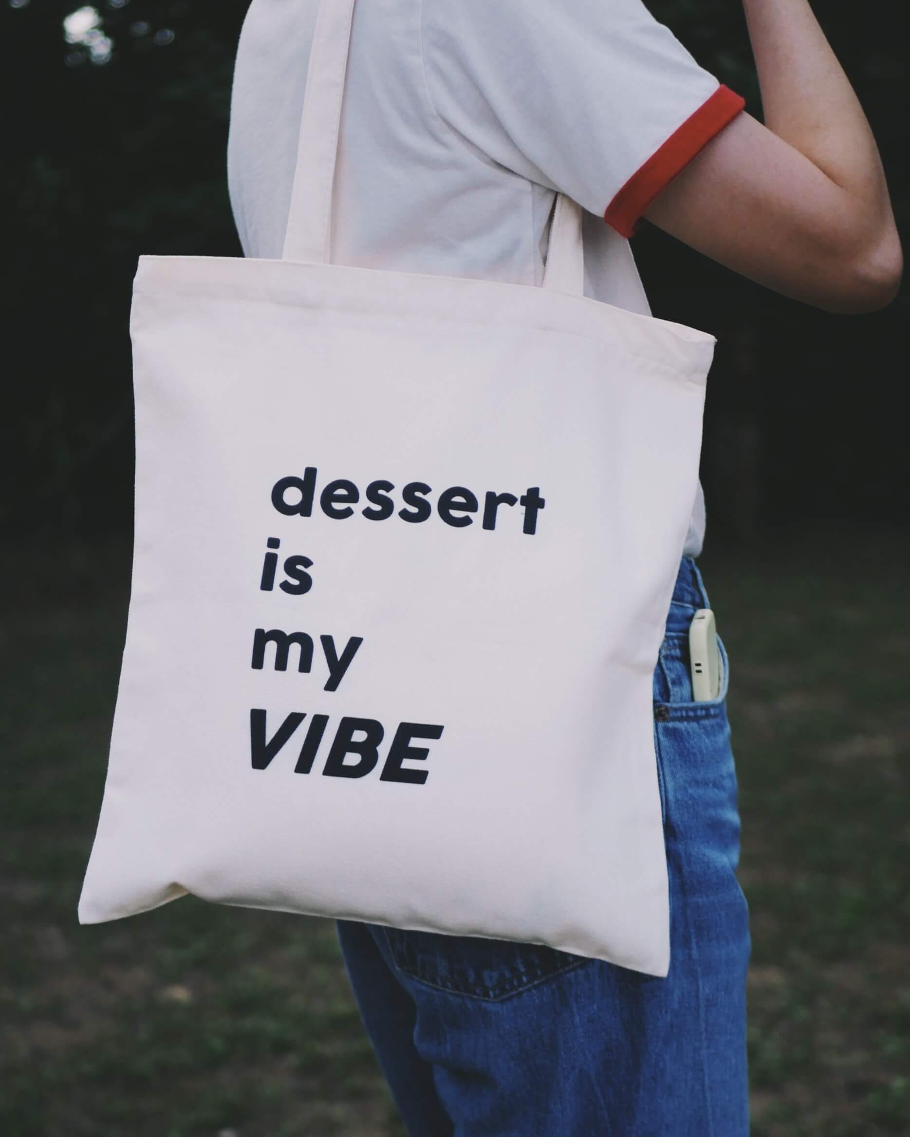 Dessert Vibe - Canvas Tote